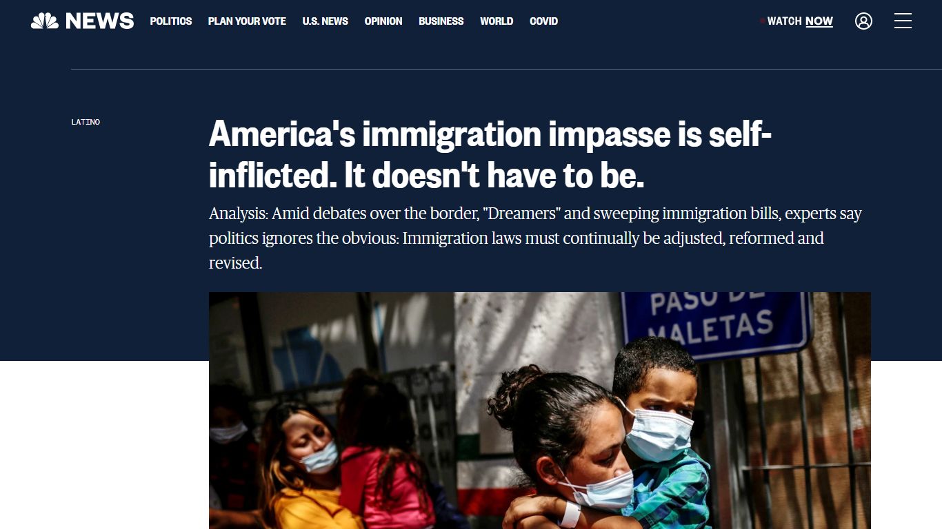 America's immigration impasse is self-inflicted. It doesn't have to be.